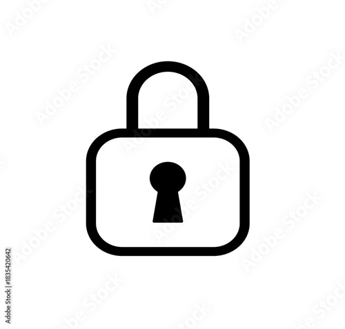 鍵のイラスト　南京錠　マーク　イラスト