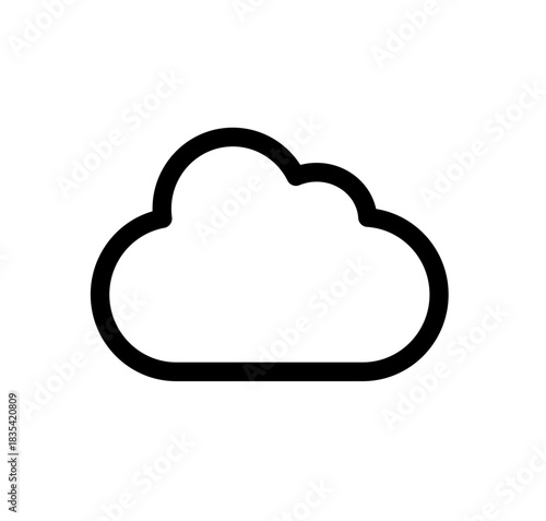 クラウドのアイコン　マーク　ピクト