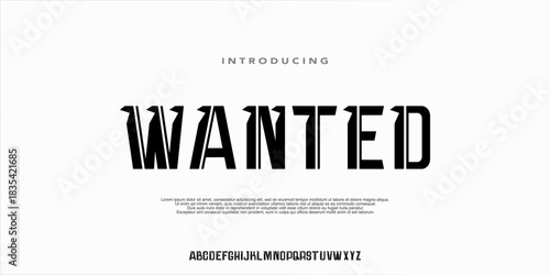 Military Fonts stencil alphabet,Uppercase Typeface Design.Vector Illustration