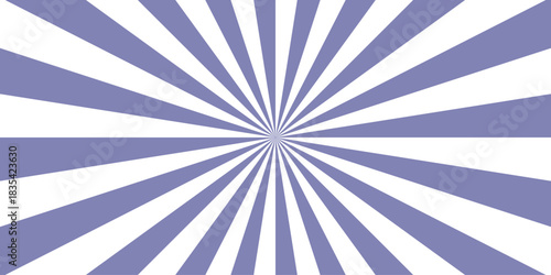 Ray star template burst background design.purple swirling pattern background with Vortex starburst spiral twirl strips. Comic design element.