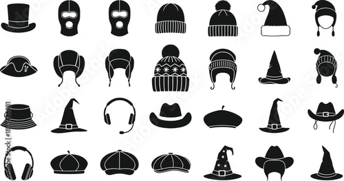 Technical Drawing of a Women's Cropped Hoodie Sweatshirt Vector Illustration, Front and Back Flat Sketch with Dropped Puff Sleeves for Fashion Apparel Design and Production,