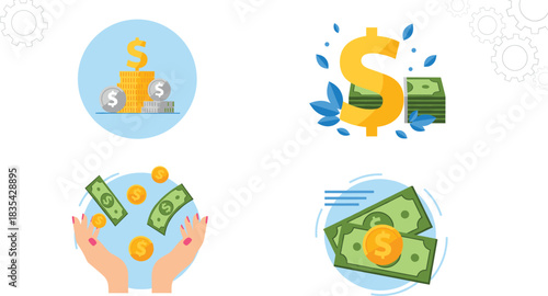 Concept illustrating the ease of modern online shopping and e-commerce, where a simple hand click gesture initiates a digital purchase and delivery process.