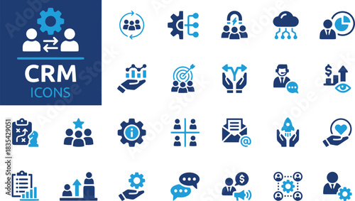 crm, icon, symbol, business, management, customer, relationship, marketing, sales, strategy, data, analysis, growth, teamwork, communication, email, startup, rocket, hand, heart, document, chart, targ