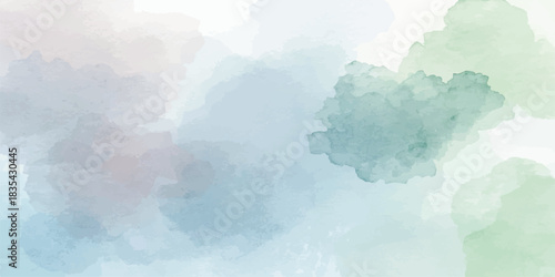 Soft pastel watercolor texture, ideal for background use in design projects or prints.Abstract background with blue and pink watercolor paint. abstract color powder explosion on white background.