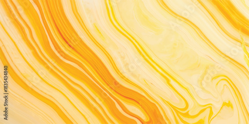 Abstract golden yellow wavy vector design pattern background with seamless textile texture