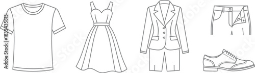 Clothing apparel fashion style garment wear textile outfit wardrobe design