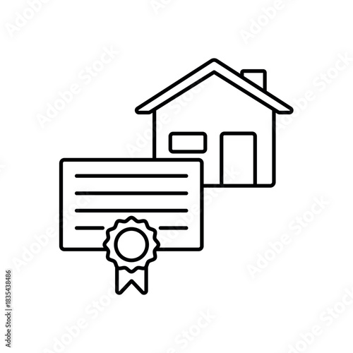 Icon a property, isolated against a clean background.