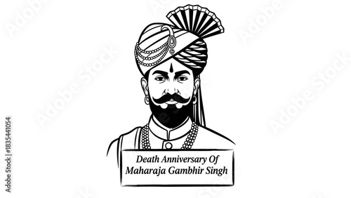 Death Anniversary of Maharaja Gambhir Singh, a historical figure.