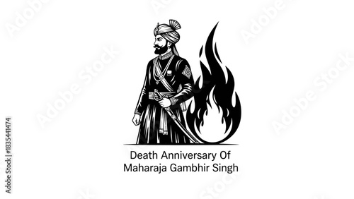 Death Anniversary of Maharaja Gambhir Singh - A Historical Commemoration.