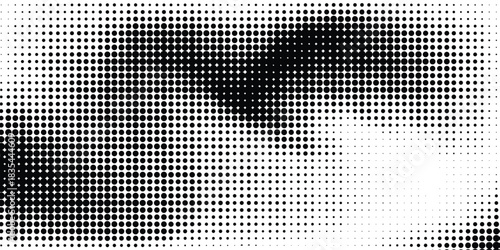 Digital Technology Halftone Gradient Banner or Background