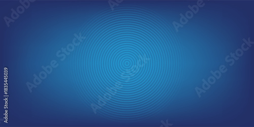 Dark blue abstract vector background with bright and elegant glowing circle lines stacked together, 3D cover of business presentation banner or night party. eps 10