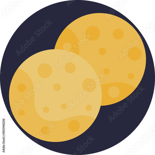 Sweet Mexican pastry made from cream dough, round and fluffy.