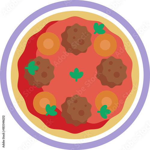 Traditional Mexican soup with meatballs, vegetables, and broth.