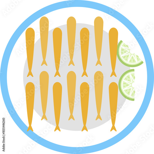 A cooked or raw fish, commonly used in traditional Mexican seafood dishes.