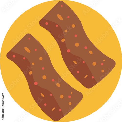 Strips of dried, cured meat, commonly used in traditional Mexican dishes.