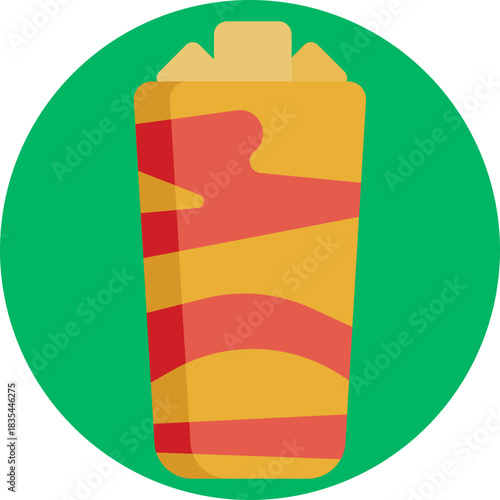 A refreshing Mexican frozen treat with chamoy sauce, fruit, and chili powder.