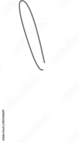 Leaning Balloon String or Thread Shape