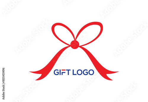 Gift logo design concept for gift corner, gift vector symbol