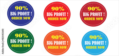 Sale Tags Collection – Discount Labels, New Arrival Badges, Price Tag Icons, Black and Red Promotional Stickers