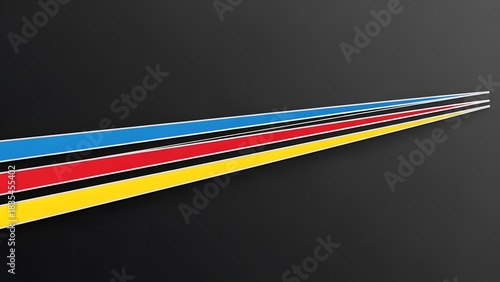 Dynamic Abstract Lines on Dark Background perfect for website banner, presentation background, technology blog, digital advertisement, corporate branding, app