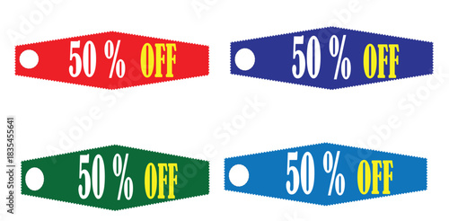 Sale Tags Collection – Discount Labels, New Arrival Badges, Price Tag Icons, Black and Red Promotional Stickers