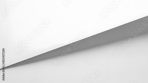 Abstract White and Gray Diagonal Geometric Background perfect for website banner, presentation slide, graphic design element, branding material, social media