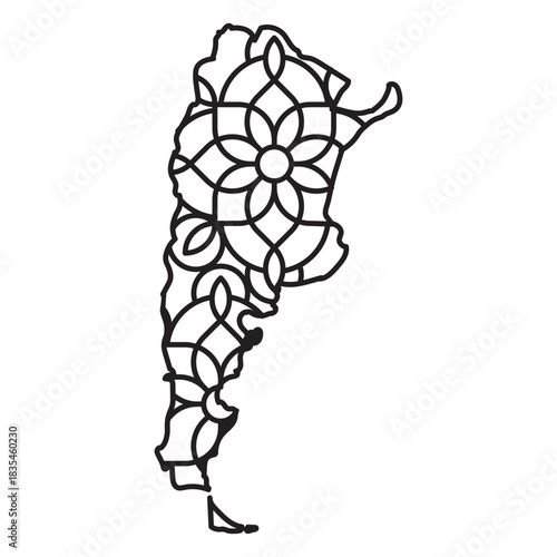 Argentina Mandala Map