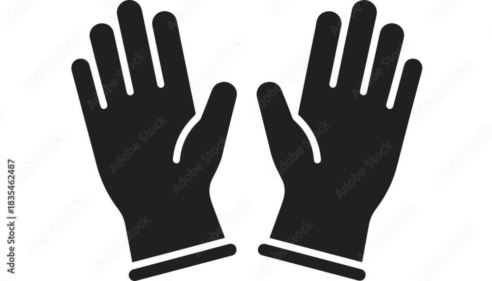 Obraz premium Maintain a sterile environment with these protective gloves, ideal for medical professionals, laboratory technicians, and food handlers prioritizing hygiene and safety in the workplace today