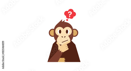 Contemplative monkey