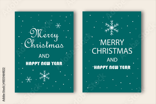 Snowy Bliss Christmas & New Year Card