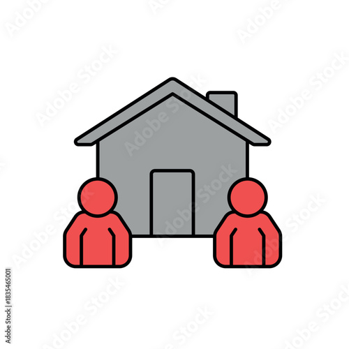 Icon a tenant, isolated against a clean background.