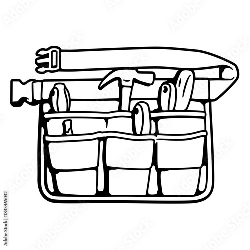 Toolkit bag for mechanics