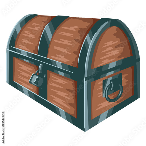 Closed treasure chest