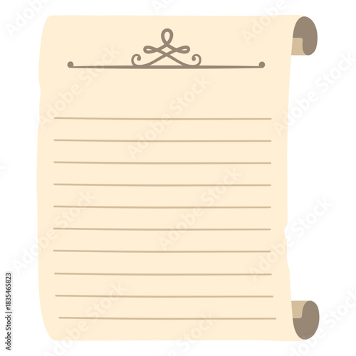 Vintage-shaped paper sheets for a playful and unique note-taking experience