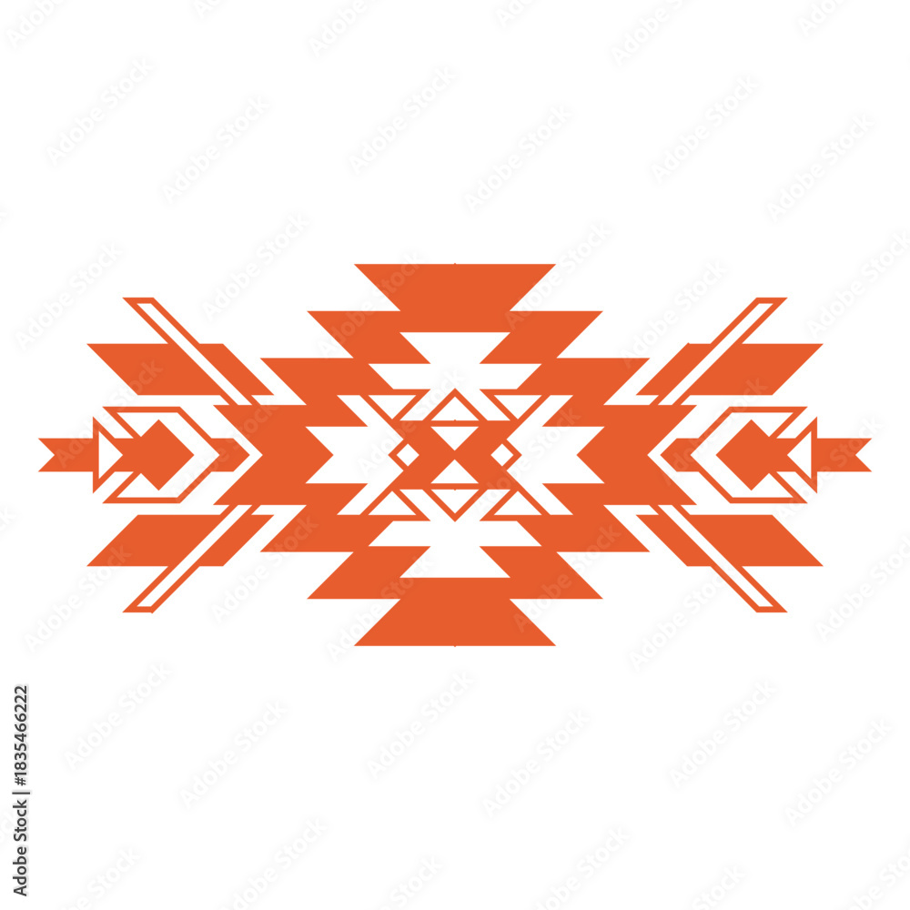 Fototapeta premium Geometric repetitive polygonal shapes