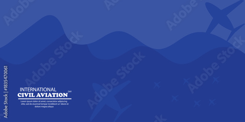 Abstract blue color background. Dynamic shapes composition. modern trendy design