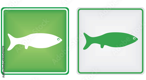 Fishing area sign. vector illustration	