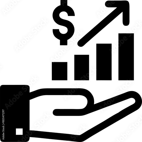 vector illustration of a financial crisis