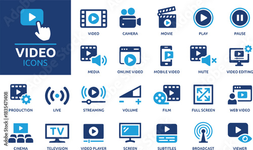 video, camera, movie, play, pause, media, online video, mobile video, mute, video editing, production, live, streaming, volume, film, full screen, web video, cinema, television, video player, screen, 