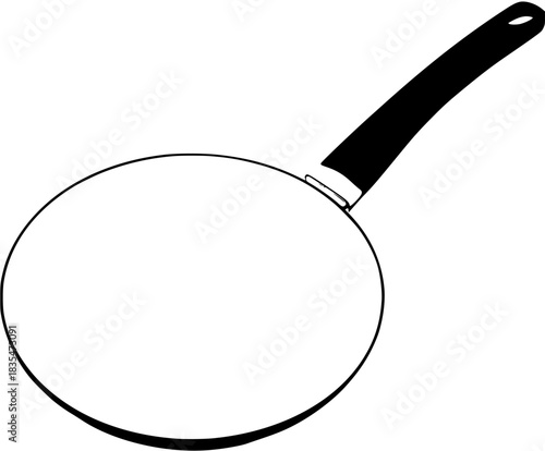 Illustration Frying Pan | Clean, isolated vector art for creative projects.