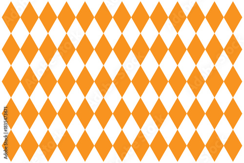 Seamless diamond pattern. Argyle classic fabric design. Diamond or lozenge simple background. geometric vector wallpaper. Venetian rhombus carnival ornament. Bavarian Oktoberfest seamless pattern.