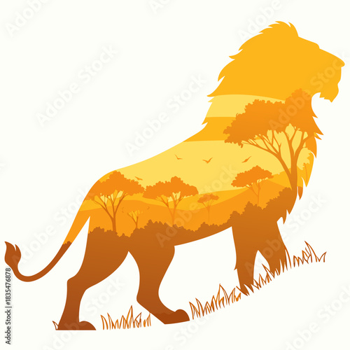 lion vector illustration