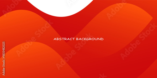 Vector red line background curve element with white space for text and message design. simple design, website