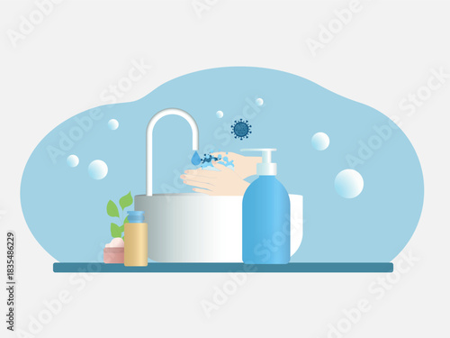 Handwashing for virus prevention and personal hygiene