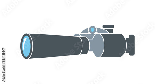 Gray sight with blue lens