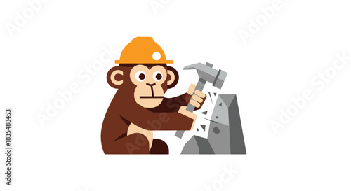 Monkey Stonemason