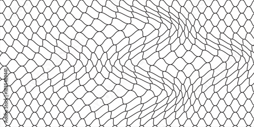 Mesh texture for fishing net. Seamless pattern for sportswear or soccer goal, volleyball net, basketball hoop, hockey, athletics. Abstract, sport, modern mesh background.
