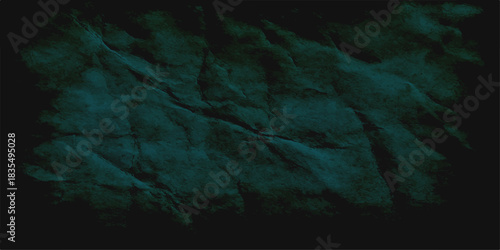 Dark blue vintage abstract grunge texture background with a tree silhouette pattern, perfect for an oceanic design backdrop or artistic illustration wallpaper. creased crumpled paper sheet texture
