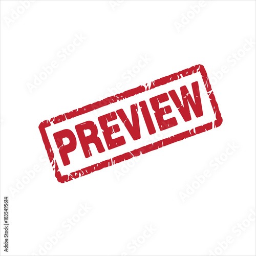 preview rubber stamp text vector