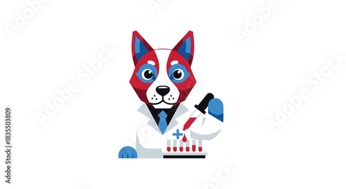 Dog-headed scientist